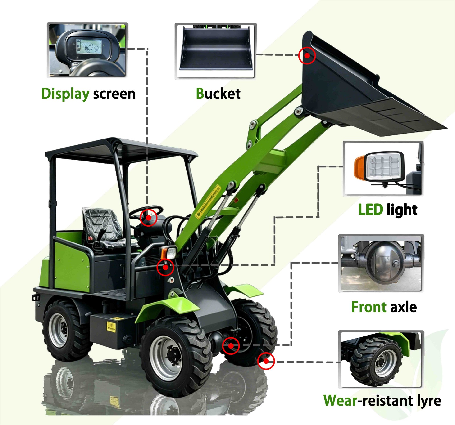XHDL50 Lithium-Ion Electric Wheel Loader Introduction