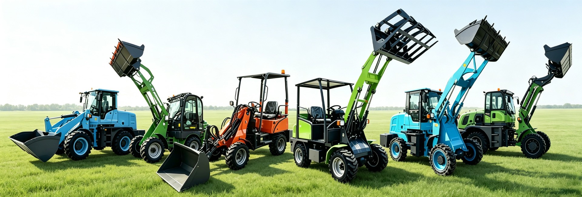 Mini electric loader attachments-Compact electric loader for sale-Xinghang Electric Wheel Loader